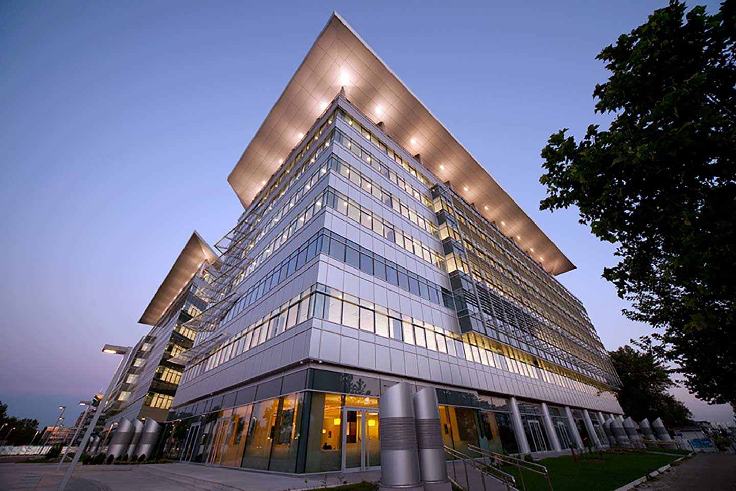 Bluecenter Office building in Novi Beograd, Serbia